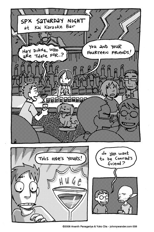 How Conrad became James Kochalka's friend 008 - conrad's fourteen new friends