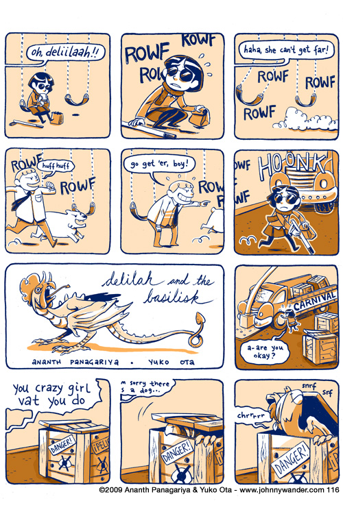 roast beefy and his dog, refrigerator 116 - delilah and the basilisk 1
