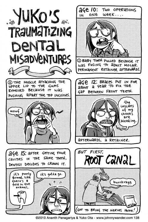 i think i still have that baggie somewhere 138 - yuko's traumatizing dental misadventures 1