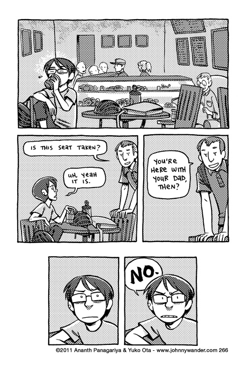 >:( 266 - another day, another person mistaking yuko for a teenager