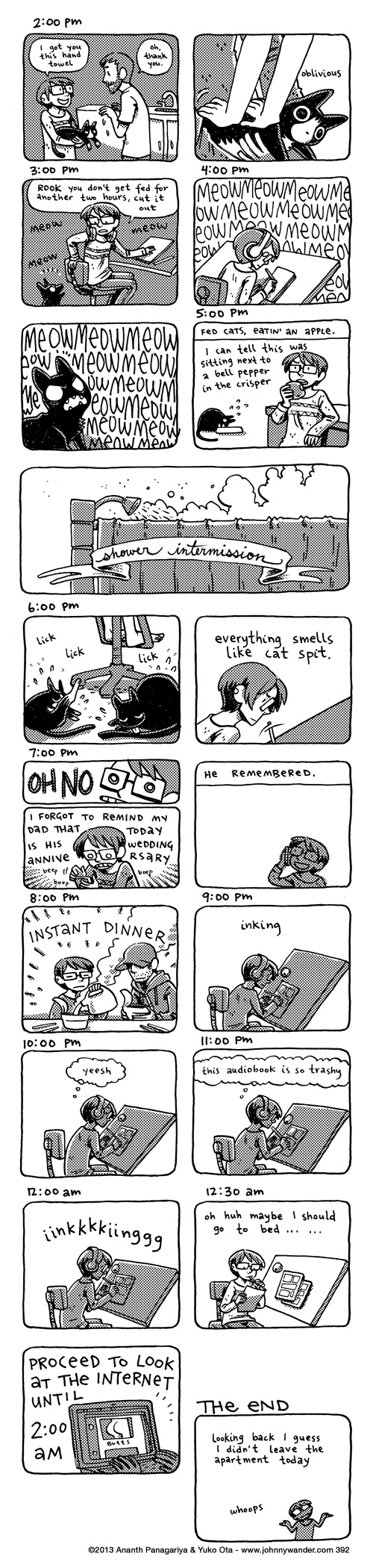 what else is tumblr for if not for butts 392 - hourly comics: february 2nd 2013
