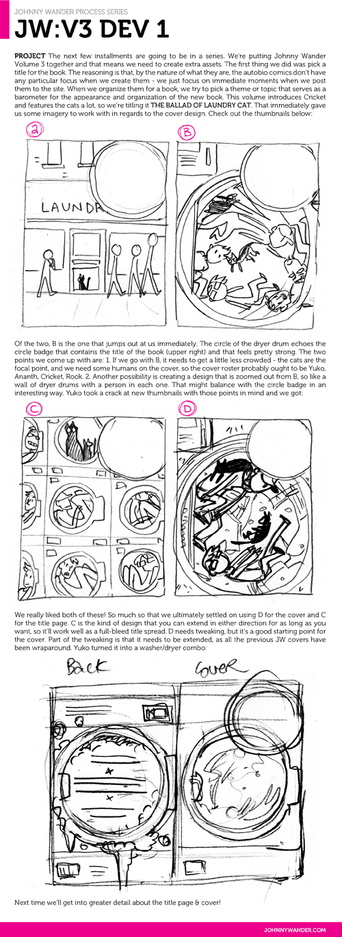 aw man now I gotta draw all that process post 4: jw vol. 3 cover part 1