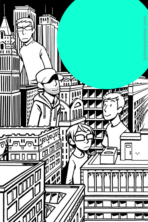 (work in progress - this is just the linework!) jw vol.2 cover
