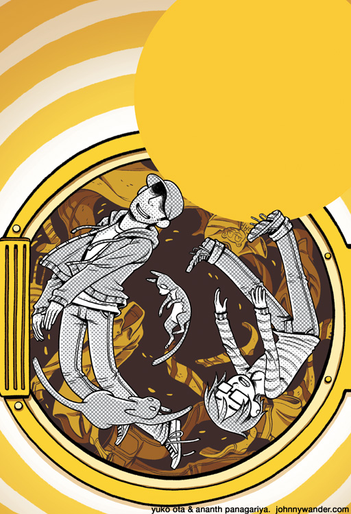 yaaaaayyyy johnny wander vol. 3 cover