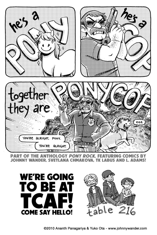 it's the next summer blockbuster pony cop