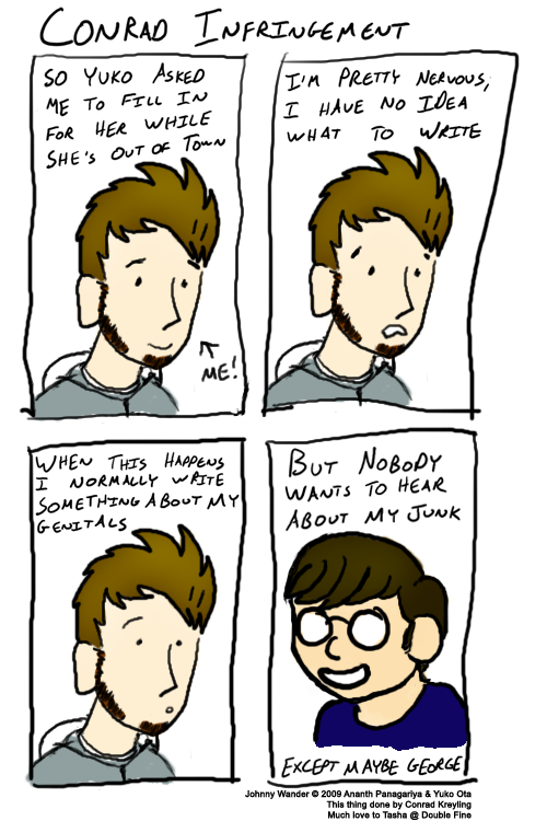 oh god what have i done guest strip 01 - conrad infringement