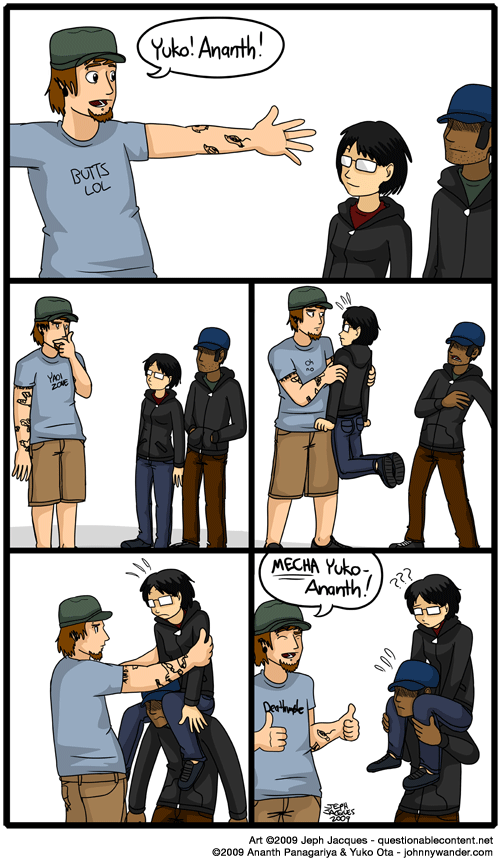 yuko weighs precisely 0.01 lbs. guest strip 03 - I'LL FORM THE LEGS