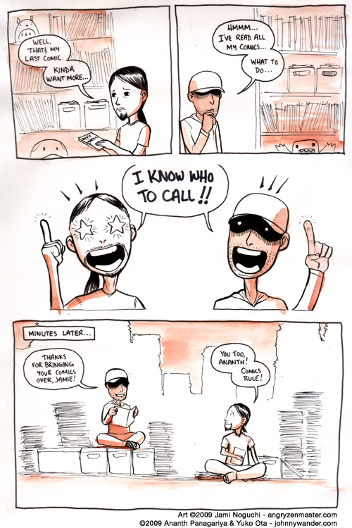 we love comics!! guest strip 04 - who loves comics?