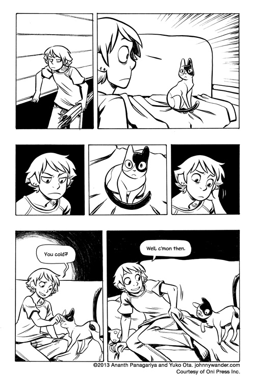 oh hey it's that cat from pg. 20 Lucky Penny - 038