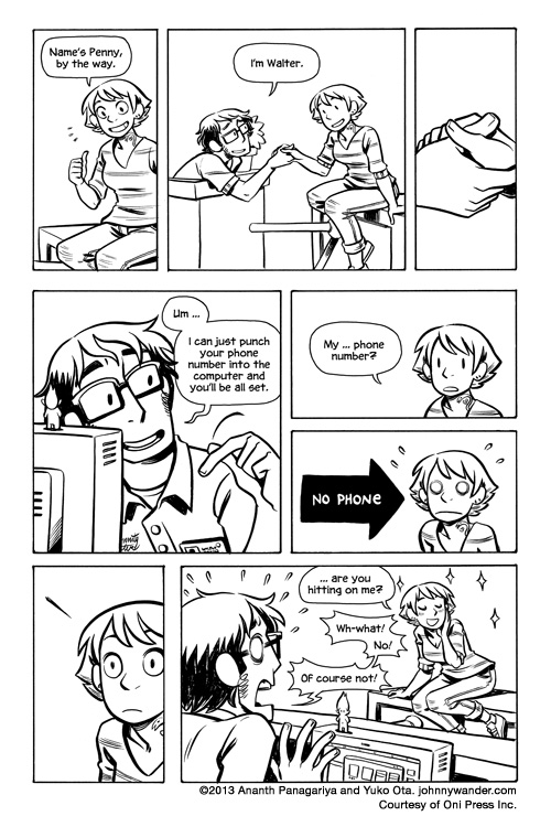 penny you're making the boy uncomfortable Lucky Penny - 050