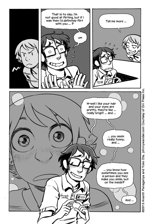I... I just have something in my eye ... like a million bubbly anime catch-lights Lucky Penny - 051