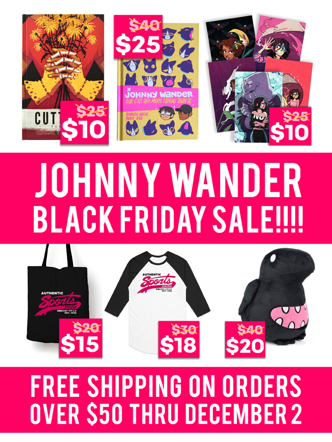 Johnny Wander - Black Friday sale in our store!
