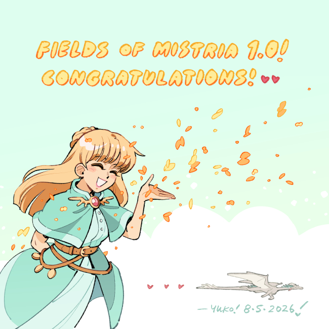 FIELDS OF MISTRIA 1.0 IS OUT NOW!